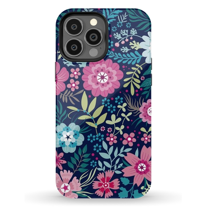 iPhone 13 Pro Max StrongFit Romancing Floral Design by ArtsCase