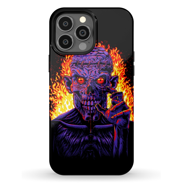 iPhone 13 Pro Max StrongFit Zombie in flames by Alberto