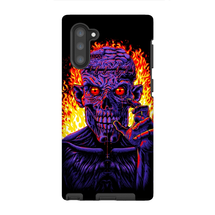 Galaxy Note 10 StrongFit Zombie in flames by Alberto