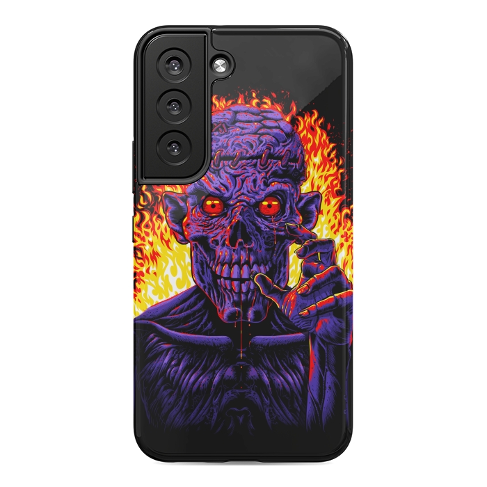 Galaxy S22 StrongFit Zombie in flames by Alberto