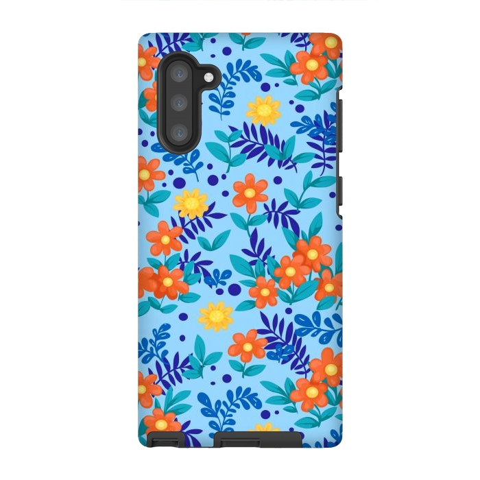 Galaxy Note 10 StrongFit Orange Jasmine by ArtsCase