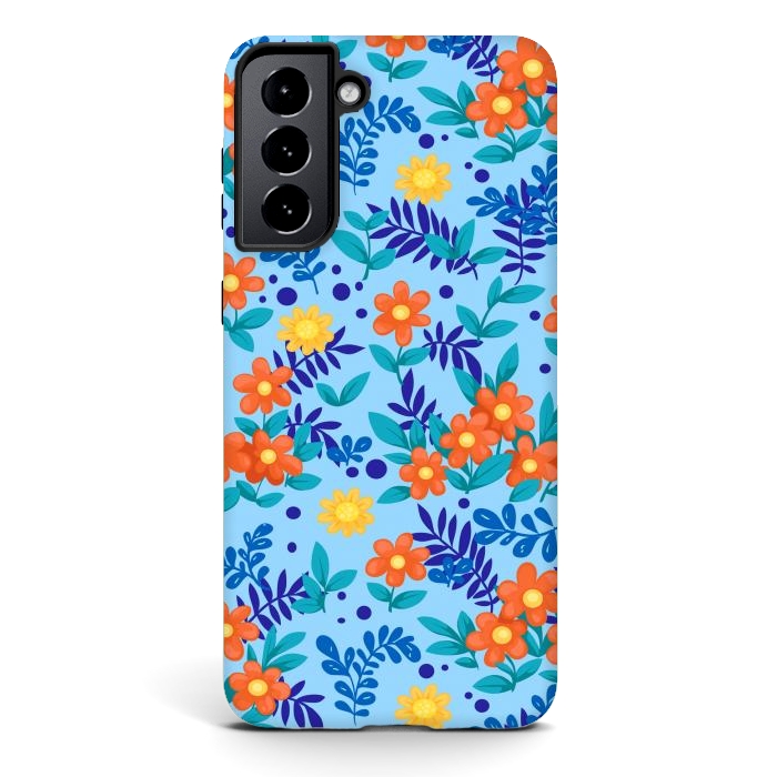 Galaxy S21 plus StrongFit Orange Jasmine by ArtsCase