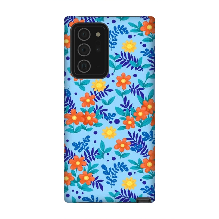 Galaxy Note 20 Ultra StrongFit Orange Jasmine by ArtsCase