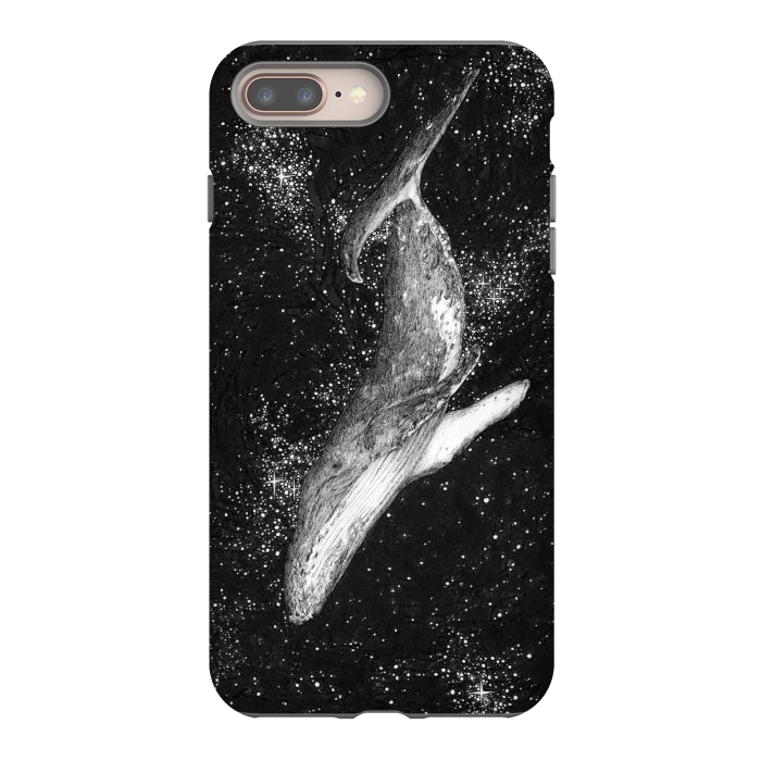 iPhone 7 plus StrongFit Magic Ocean Whale by ECMazur 