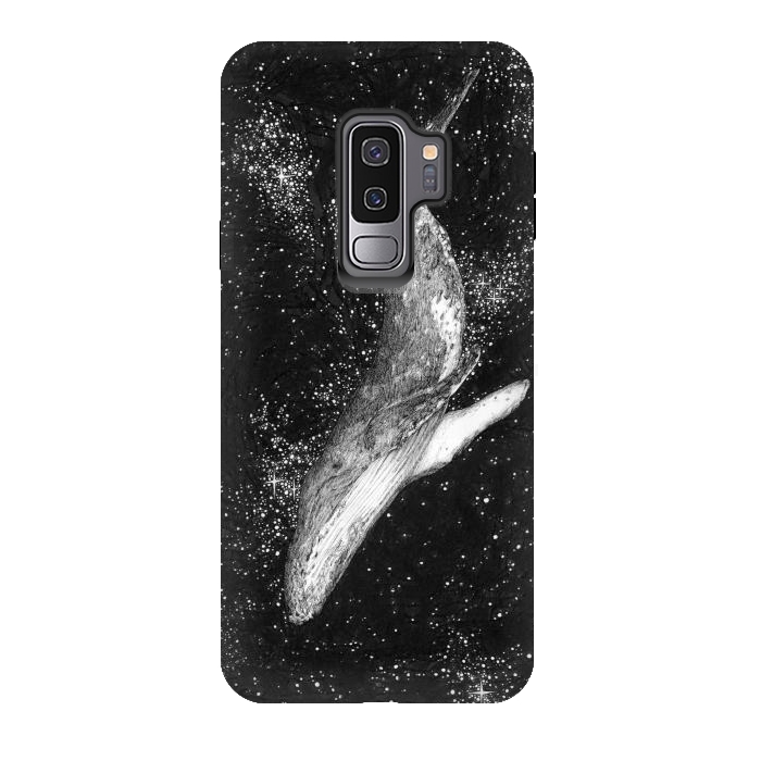 Galaxy S9 plus StrongFit Magic Ocean Whale by ECMazur 