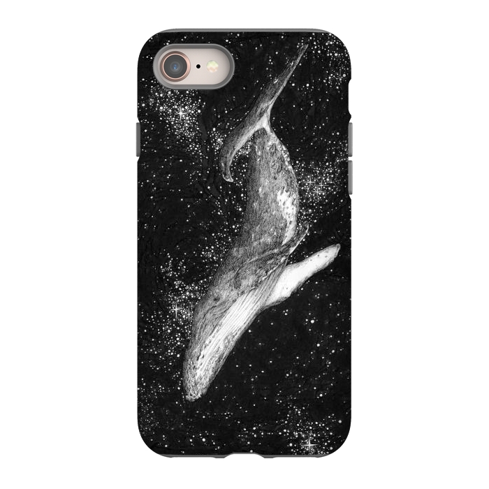 iPhone 8 StrongFit Magic Ocean Whale by ECMazur 