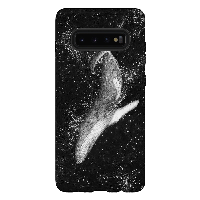 Galaxy S10 plus StrongFit Magic Ocean Whale by ECMazur 