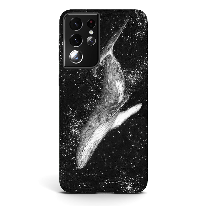Galaxy S21 ultra StrongFit Magic Ocean Whale by ECMazur 