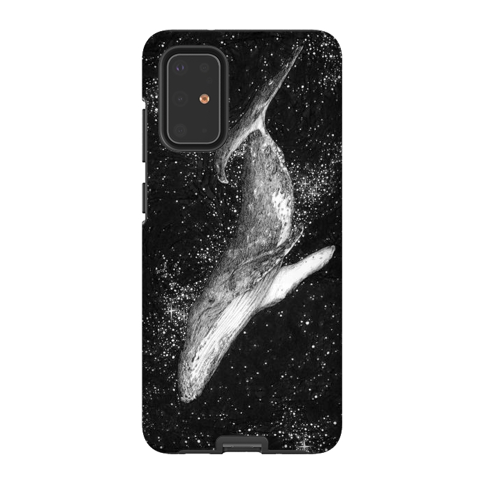 Galaxy S20 Plus StrongFit Magic Ocean Whale by ECMazur 