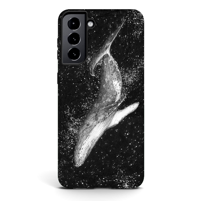 Galaxy S21 plus StrongFit Magic Ocean Whale by ECMazur 