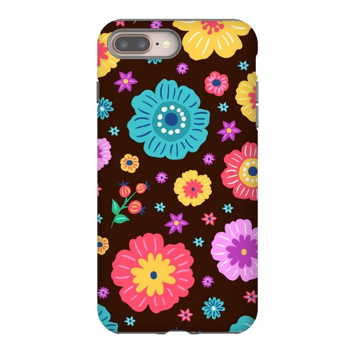 iPhone 8 plus StrongFit Floral Design 000 by ArtsCase