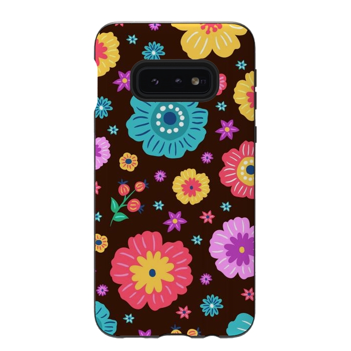Galaxy S10e StrongFit Floral Design 000 by ArtsCase