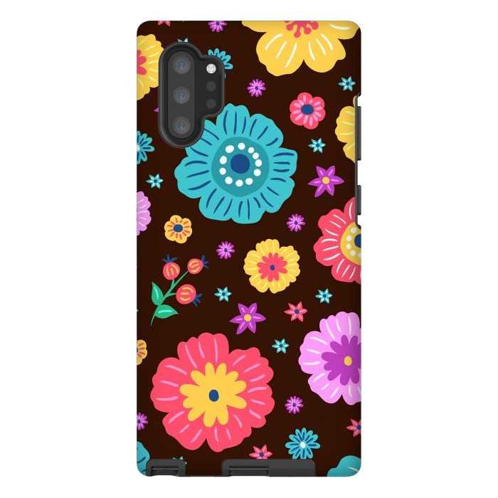 Galaxy Note 10 plus StrongFit Floral Design 000 by ArtsCase