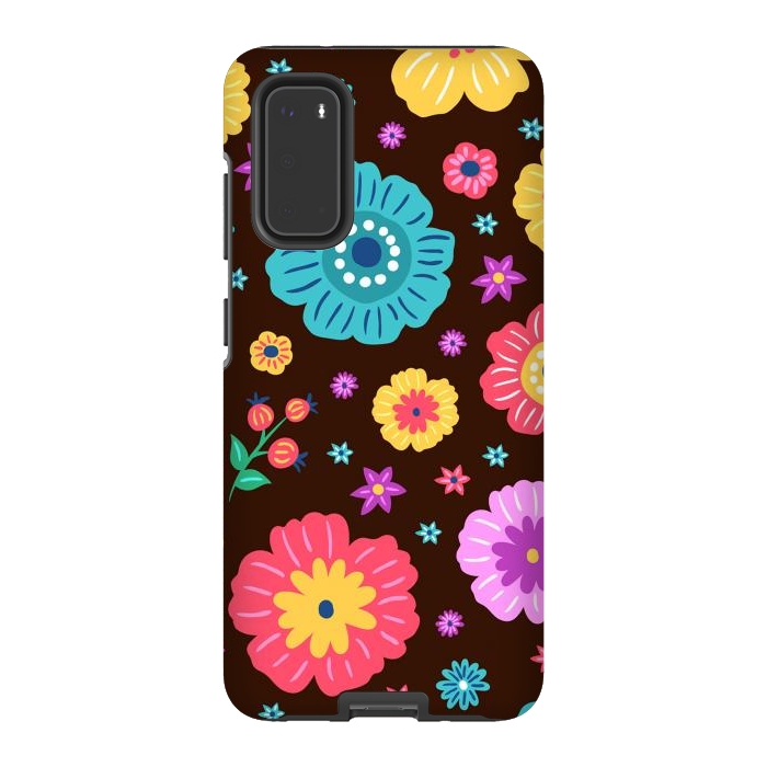 Galaxy S20 StrongFit Floral Design 000 by ArtsCase