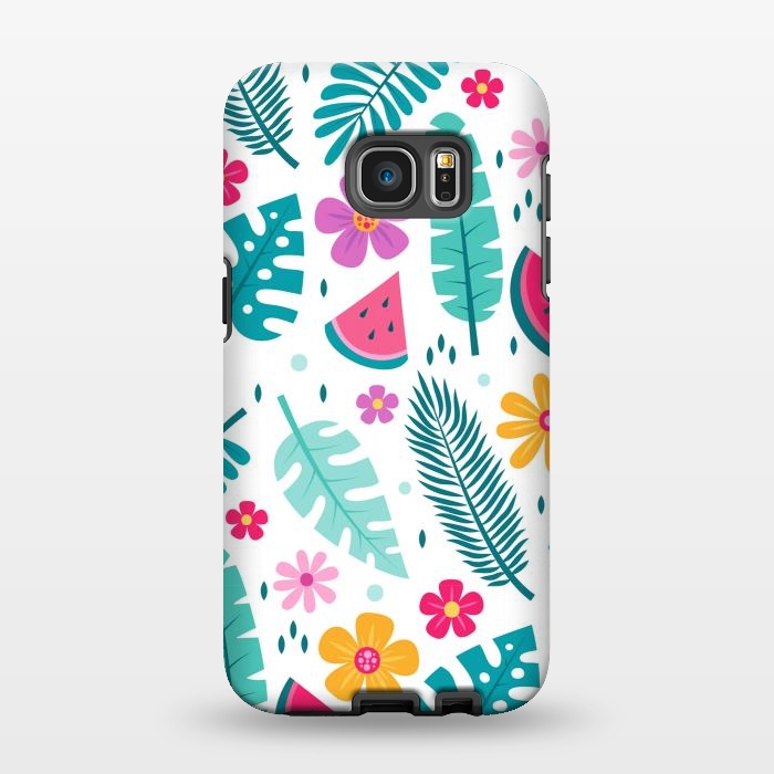 Galaxy S7 EDGE StrongFit Fun Tropical Design  by ArtsCase