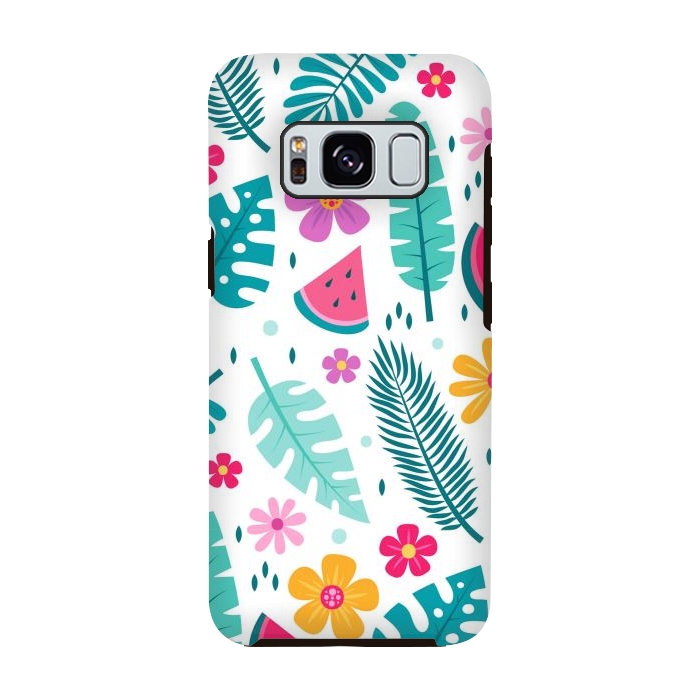 Galaxy S8 StrongFit Fun Tropical Design  by ArtsCase