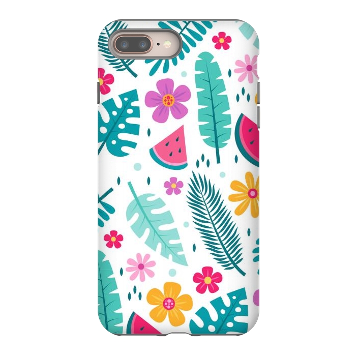 iPhone 8 plus StrongFit Fun Tropical Design  by ArtsCase