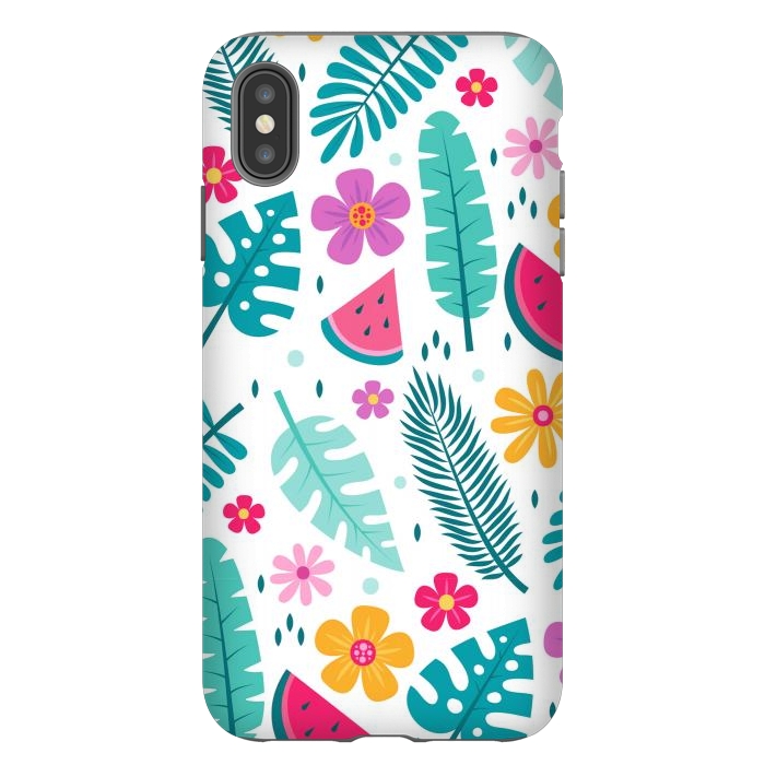 iPhone Xs Max StrongFit Fun Tropical Design  by ArtsCase