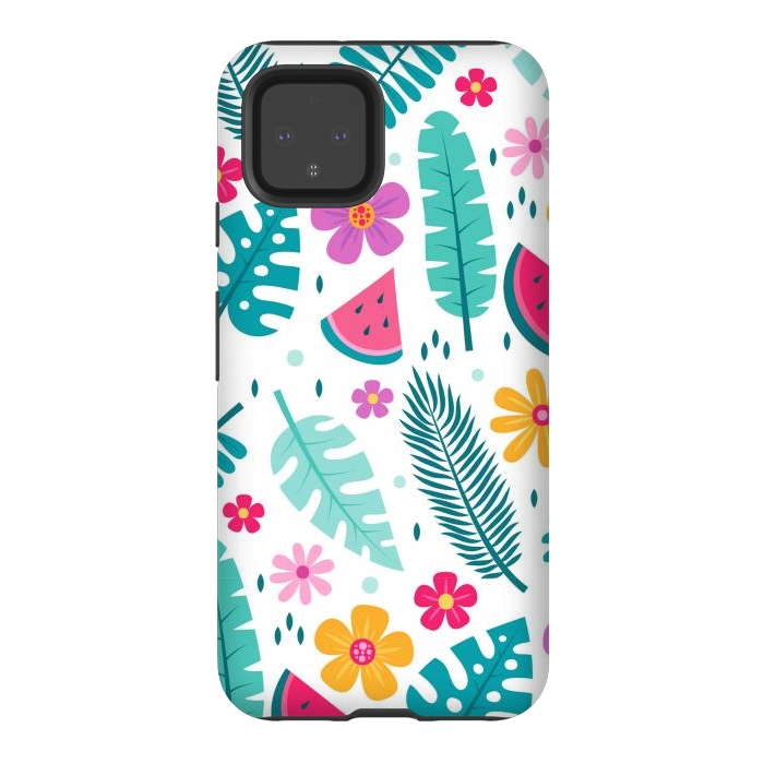 Pixel 4 StrongFit Fun Tropical Design  by ArtsCase