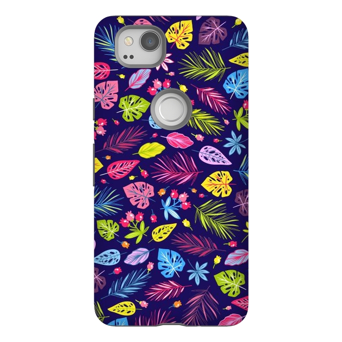 Pixel 2 StrongFit Summer Coulored Floral Design by ArtsCase