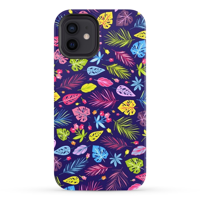 iPhone 12 StrongFit Summer Coulored Floral Design by ArtsCase