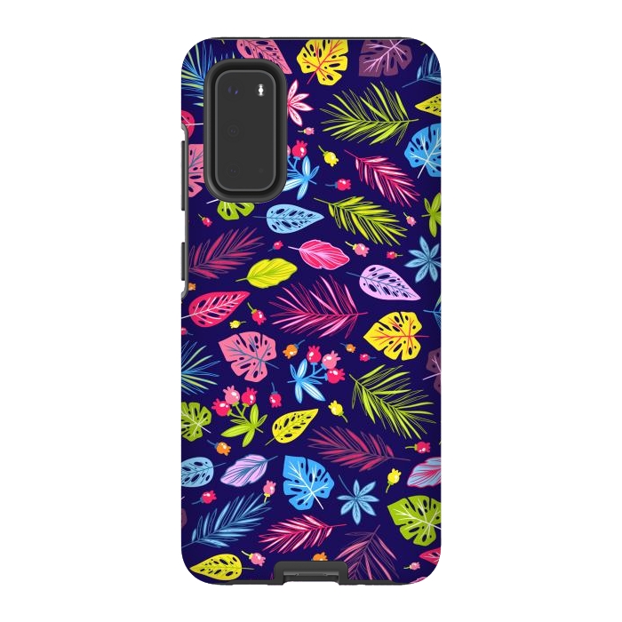 Galaxy S20 StrongFit Summer Coulored Floral Design by ArtsCase