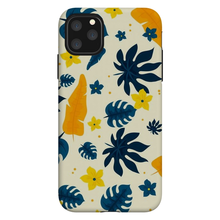 iPhone 11 Pro Max StrongFit Tropical Leaves Floral by ArtsCase