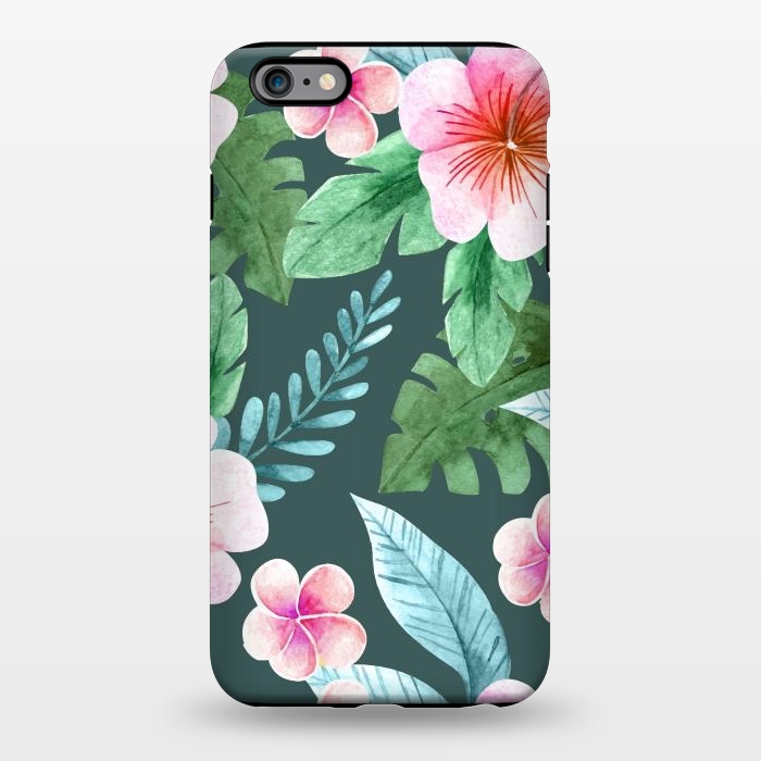 iPhone 6/6s plus StrongFit Tropical Pink Floral by ArtsCase
