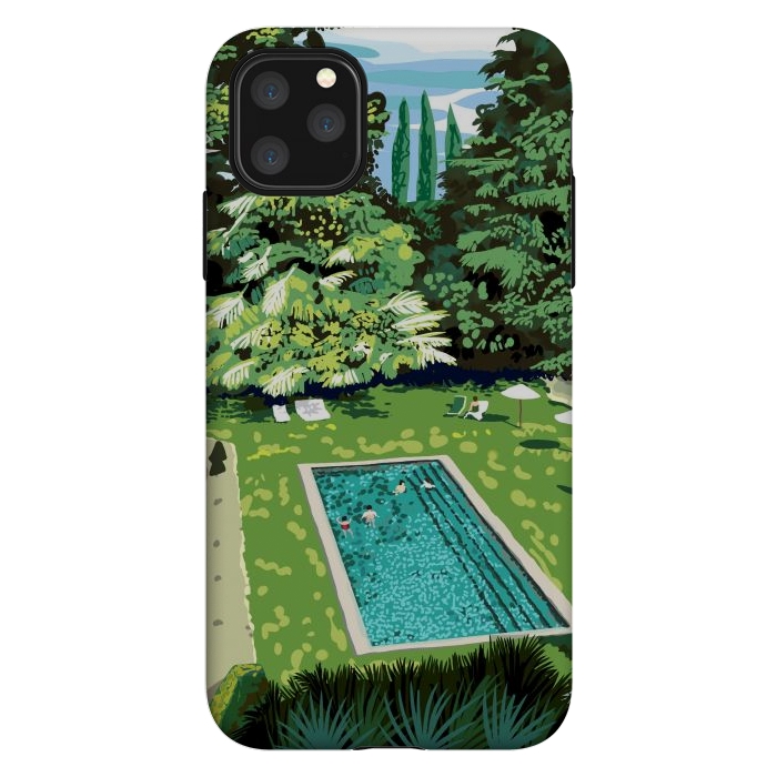 iPhone 11 Pro Max StrongFit Life's Better Poolside | Vacation Travel Holiday Resort Swim | Architecture Summer Landscape by Uma Prabhakar Gokhale