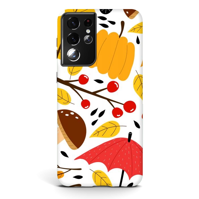 Galaxy S21 ultra StrongFit Autumn Elements I by ArtsCase