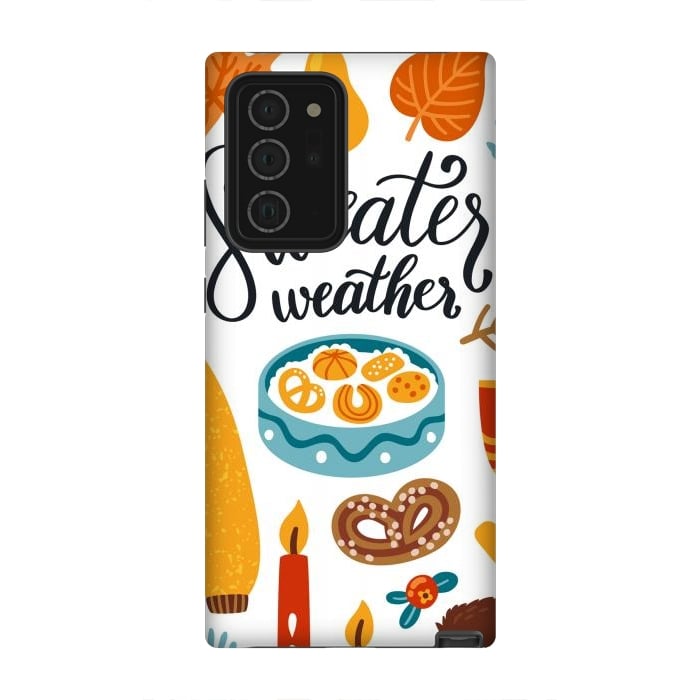 Galaxy Note 20 Ultra StrongFit Autumn Icons by ArtsCase