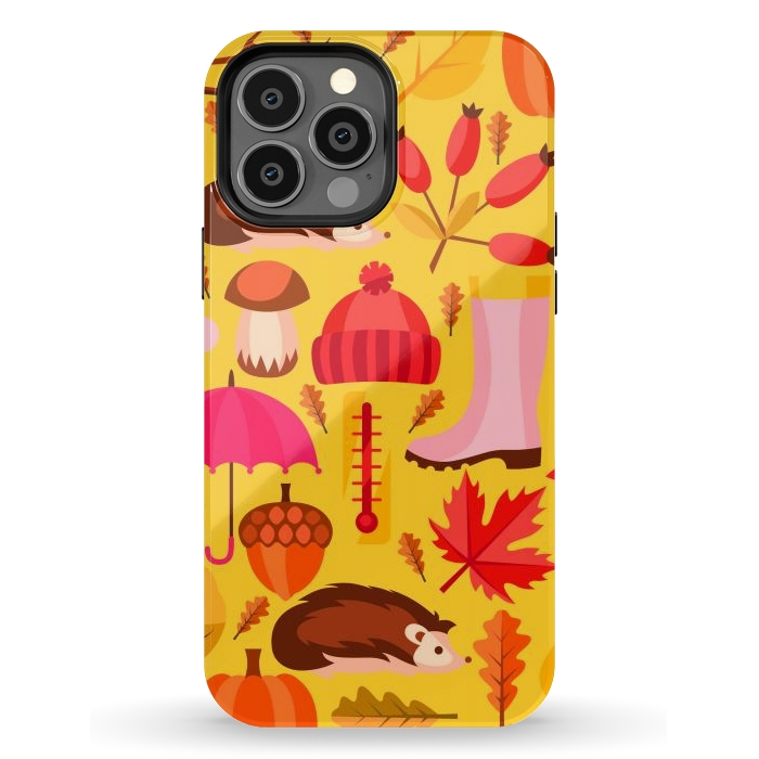iPhone 13 Pro Max StrongFit Autumn Animals And Fruits by ArtsCase