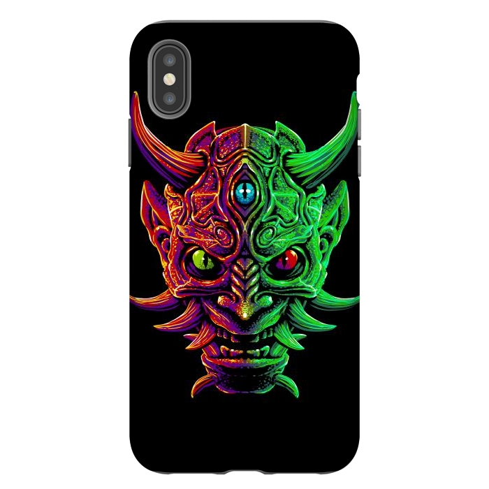iPhone Xs Max StrongFit Demon with 3 Japanese eyes by Alberto