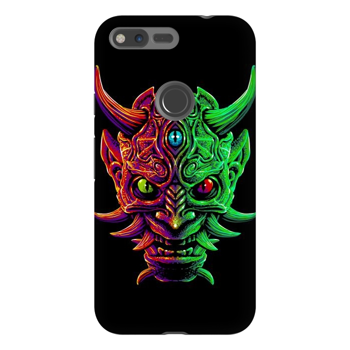 Pixel XL StrongFit Demon with 3 Japanese eyes by Alberto