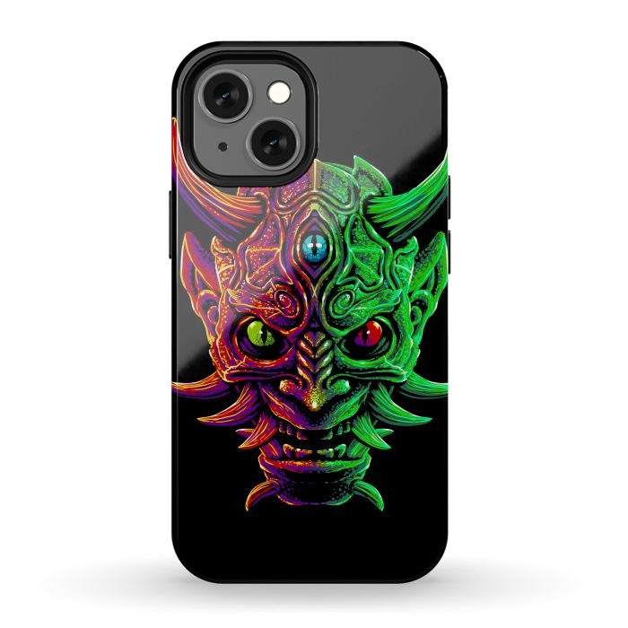 iPhone 12 mini StrongFit Demon with 3 Japanese eyes by Alberto