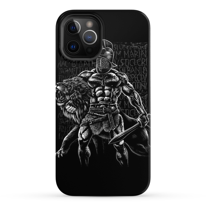 iPhone 12 Pro Max StrongFit bodybuilder vs lion by Alberto