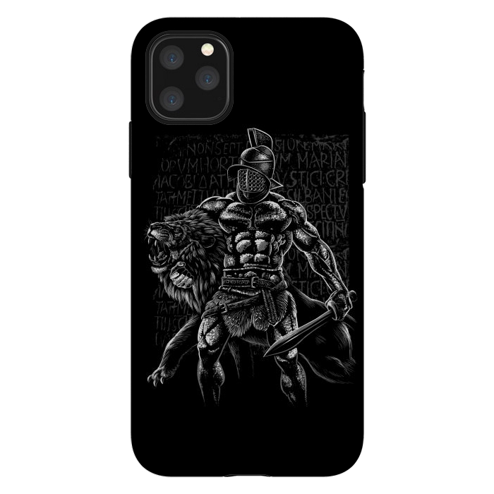 iPhone 11 Pro Max StrongFit bodybuilder vs lion by Alberto