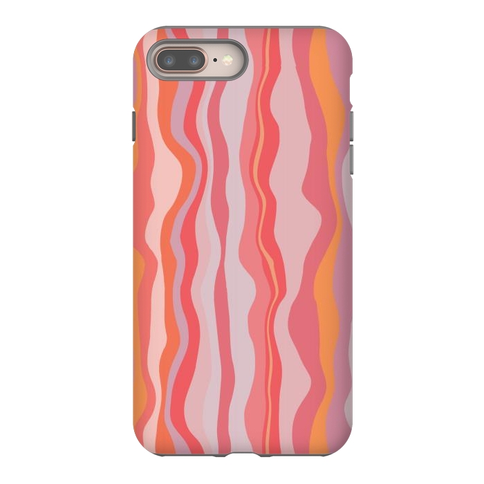 iPhone 7 plus StrongFit Melted Marrakesh Stripes by Nic Squirrell