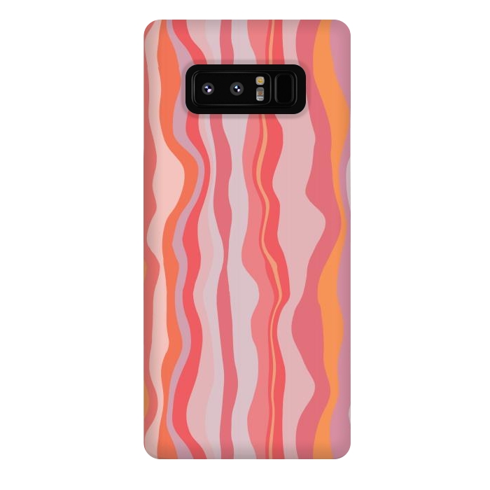 Galaxy Note 8 StrongFit Melted Marrakesh Stripes by Nic Squirrell