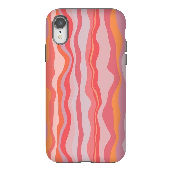 iPhone Xr StrongFit Melted Marrakesh Stripes by Nic Squirrell