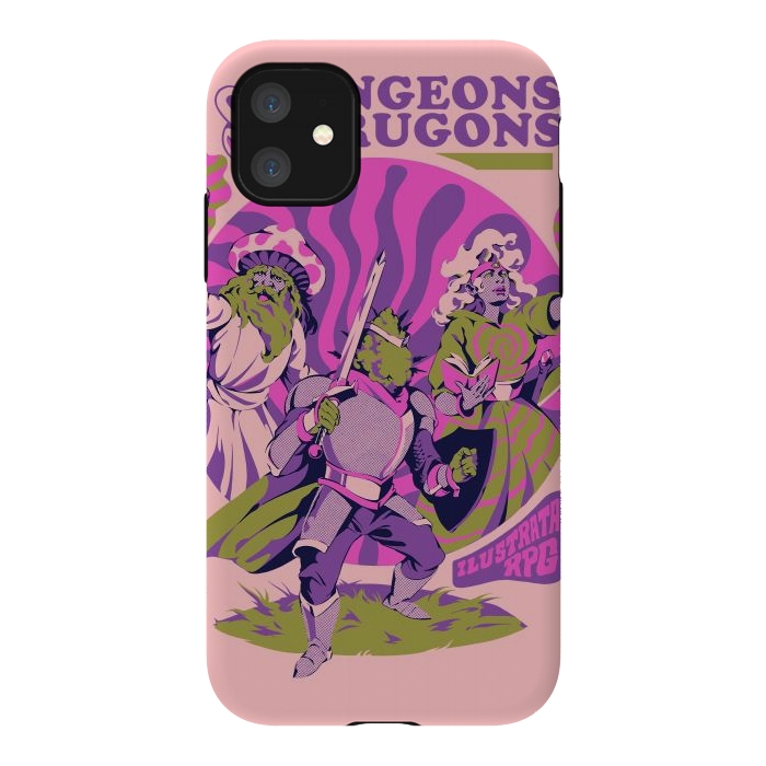 iPhone 11 StrongFit Dungeons & Drugons by Ilustrata