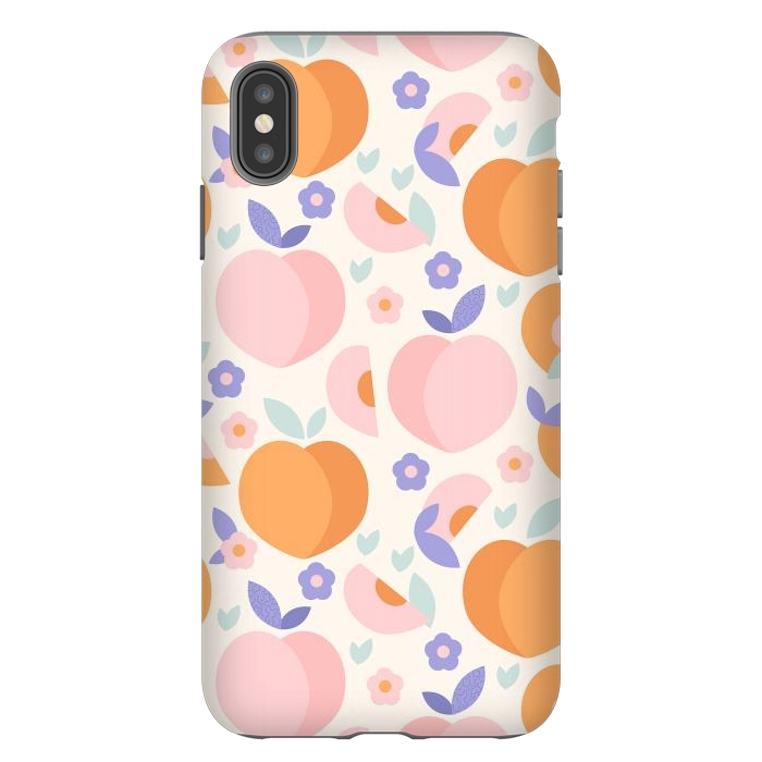 iPhone Xs Max StrongFit Peaches by ArtPrInk