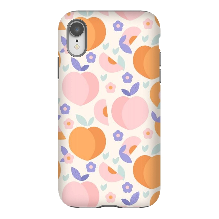iPhone Xr StrongFit Peaches by ArtPrInk