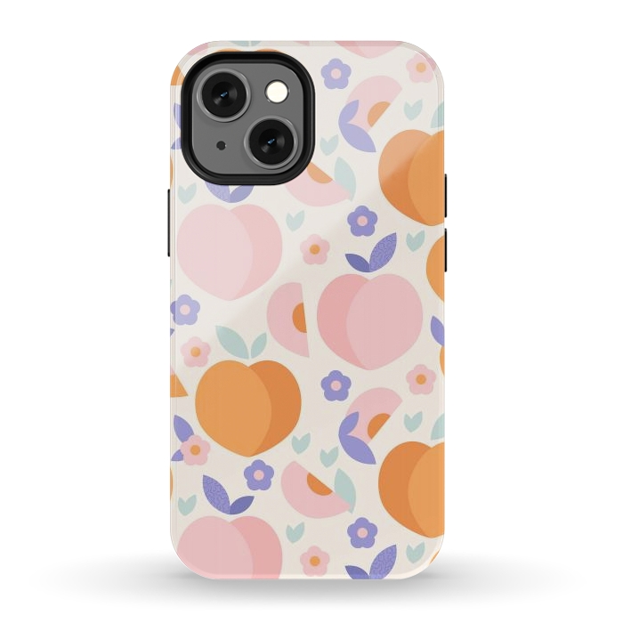iPhone 12 mini StrongFit Peaches by ArtPrInk