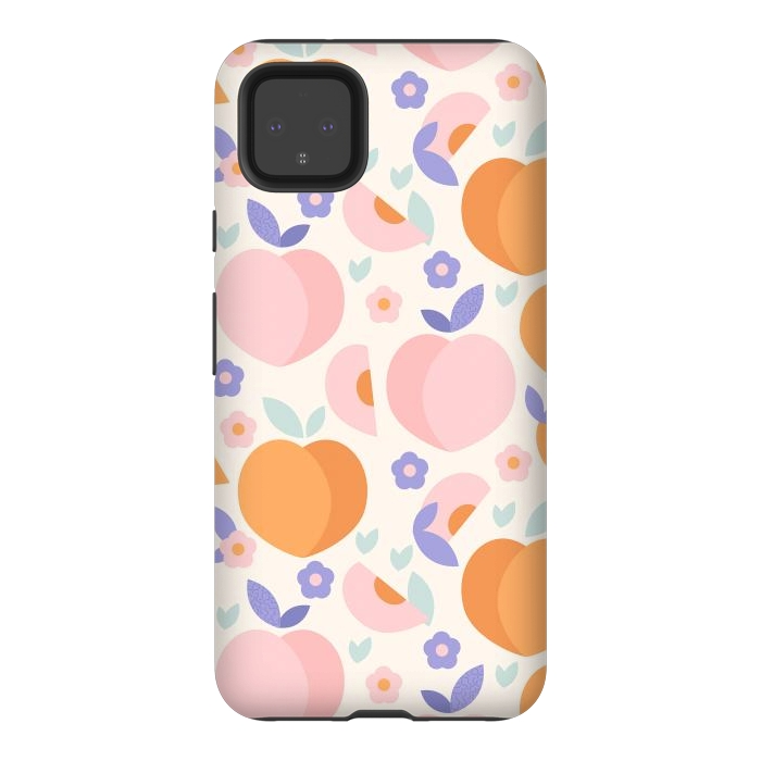 Pixel 4XL StrongFit Peaches by ArtPrInk