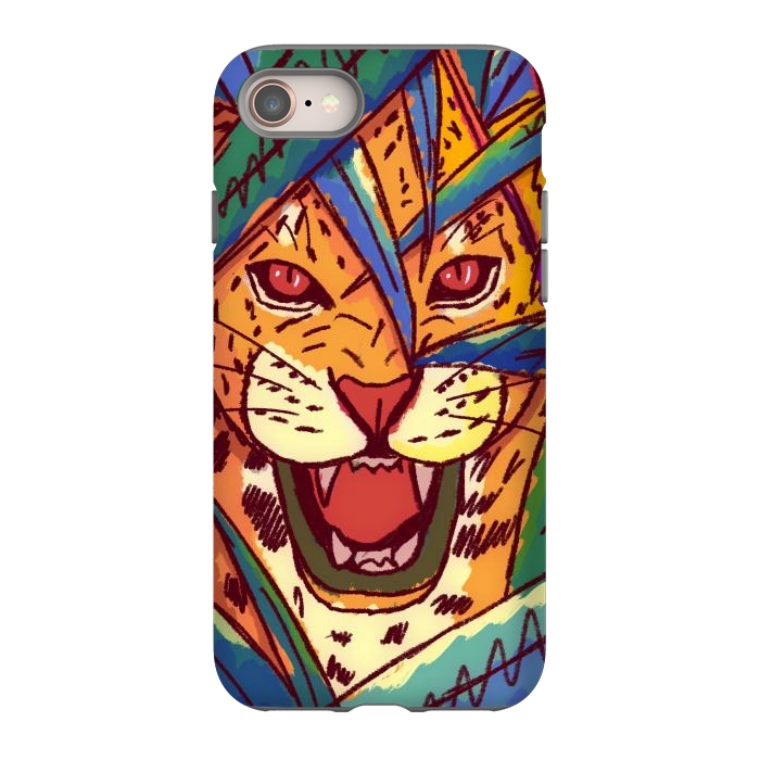 iPhone 8 StrongFit The jungle cat by Steve Wade (Swade)