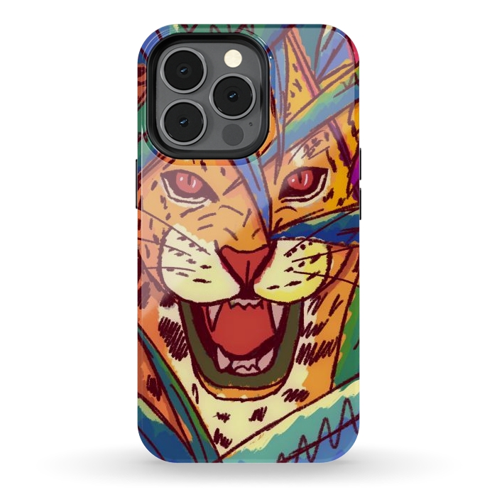 iPhone 13 pro StrongFit The jungle cat by Steve Wade (Swade)