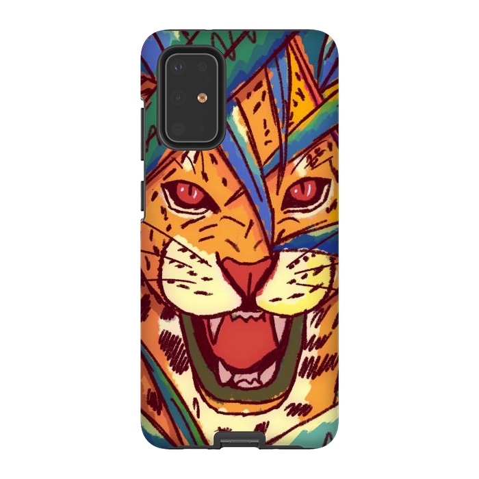 Galaxy S20 Plus StrongFit The jungle cat by Steve Wade (Swade)
