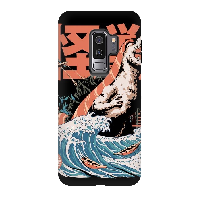 Galaxy S9 plus StrongFit Dino Sushi by Ilustrata
