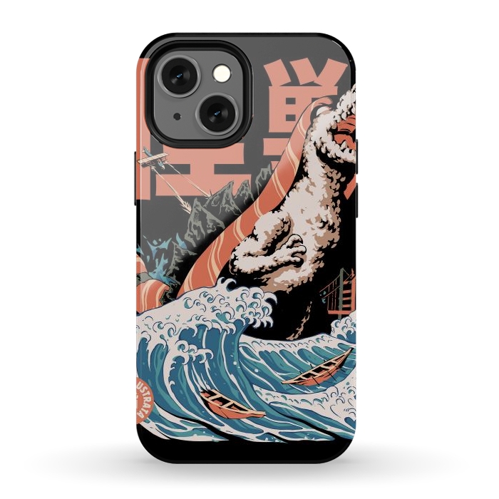 iPhone 12 mini StrongFit Dino Sushi by Ilustrata